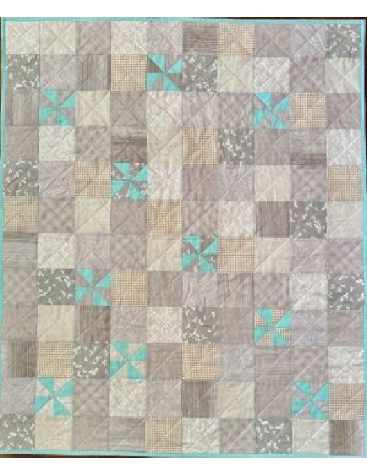 Little Pinwheels Cot Quilt Pattern