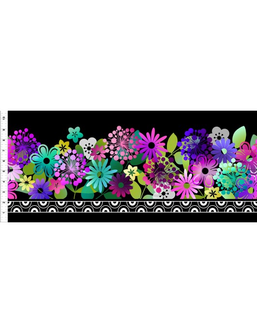 A Groovy Garden 2AGG-2 border