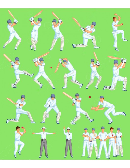 Cricket Players 6056D