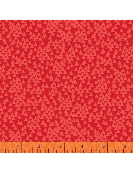 Cubby Bear Flannel Prints 50677-11 red