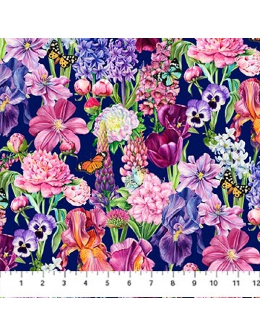 Deborah's Garden DP25590-49 Floral multi