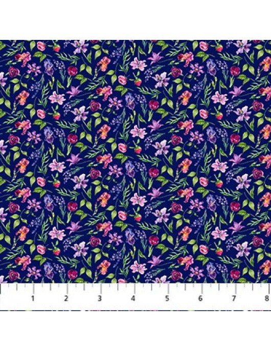 Deborah's Garden DP25597-49 mini navy