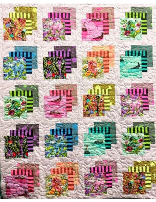 Everglow Cameo Cot Quilt Pattern