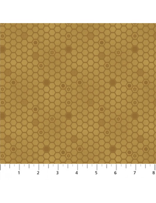 Honey Bloom 90470-50 hexies gold