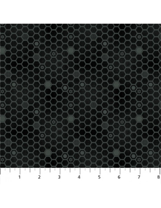 Honey Bloom 90470-99 hexies black