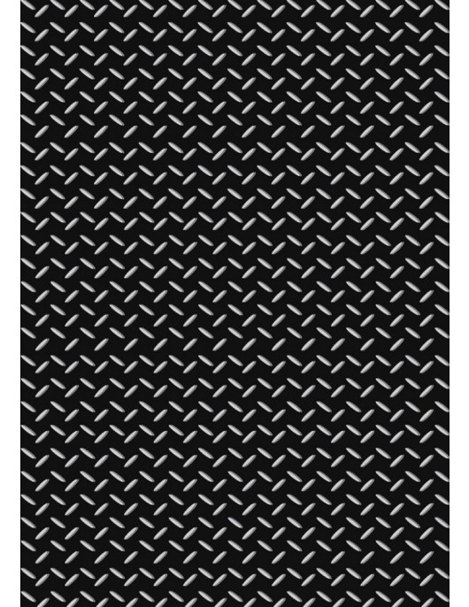 Motorbikes 6036-12 Checkerplate black