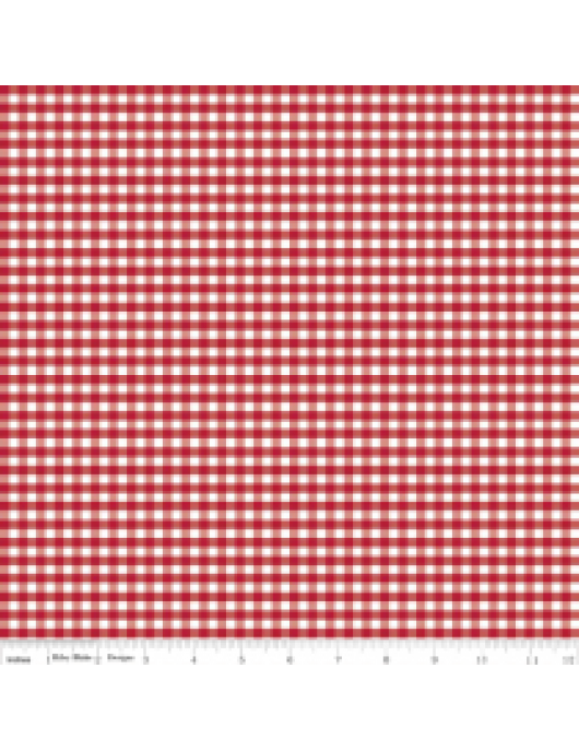 Small Gingham C440-80 Red