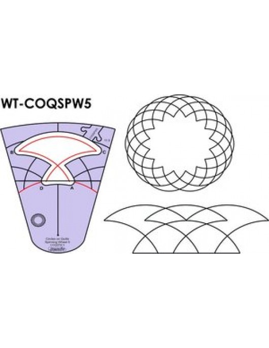 Westalee Template Spinning Wheel COQSPW5 High Shank