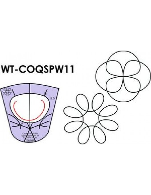 Westalee Template Spinning Wheel COQSPW11 Low Shank