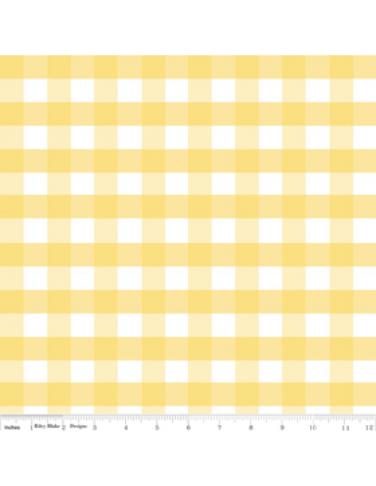 Gingham C450-50 yellow